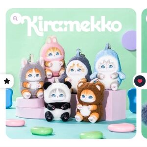 Mofusand  Panda Cat Kiramekko Japan Exclusive Pendant